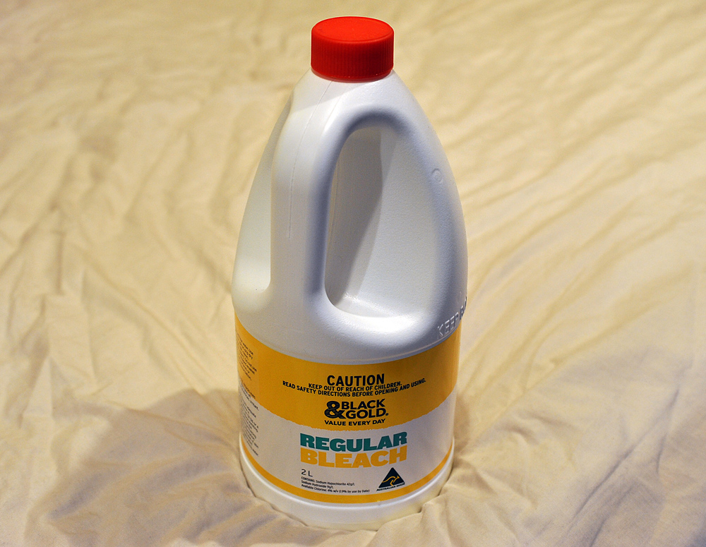 You don't need to spend a lot of money or time when starting out (unless you want to and have the means to). This two litre bottle of regular chlorine bleach cost $1.19 from a local supermarket, and could save your life in many collapse/disaster scenarios.