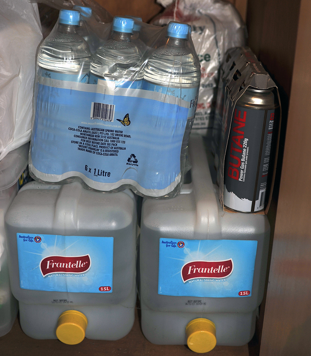 It doesn't cost very much to ensure you've got at least a week or two of drinking water in an emergency. The butane can fuel a cheap camping stove, and then you can even cook.